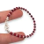Pulsera Plata Piedras Chicas Rojas cod2641