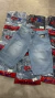 Bermuda Jeans Dazzling Azul-Claro na internet