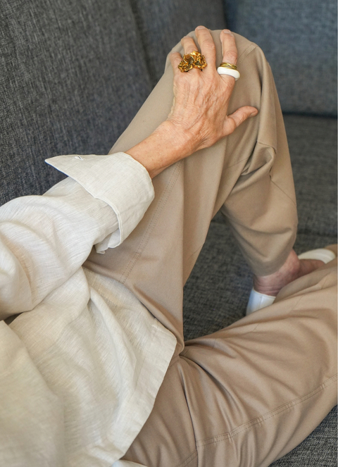 PANTALON SASTRERO BEIGE - comprar online