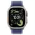 Apple Watch Ultra 3 GPS e Cellular, caixa de titânio natural de 49 mm com alça de trilha azul brilhante na internet