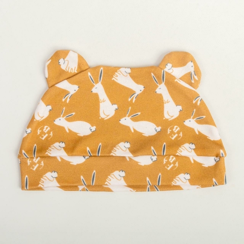 GORRO OREJITAS-ALGODÓN PIMA-ESTAMADO CONEJITOS - comprar online