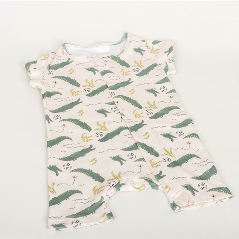 ENTERITO CORTO-ALGODÓN PIMA-ESTAMPADO YACARITOS - comprar online