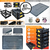 Set x2 Estantería Plástica Modular con Estantes y Tapas - comprar en línea
