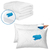 Combo Para Cama Con Cubrecolchón Antifluido y 2 Protectores De Almohada, Impermeables, Lavables y Suaves, Protege Contra Manchas, Ácaros y De - comprar en línea