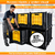 Set x2 Estantería Modular con Canastilla Cerrada y Ventana - Mega Shop TV