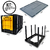 Set x2 Estantería Modular Canastilla Cerrada Ventana + Tapa - tienda en línea