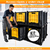 Set x6 Estantería Modular con Canastilla Cerrada y Ventana - Mega Shop TV