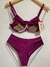 Biquini Brigitte Glow Bordô - comprar online