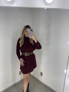 Imagem do Vestido Poncho Tricô