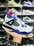 Nike Air Jordan 4 - Branco/Azul/Preto - comprar online