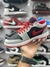 Nike Air Jordan 1 Low - Cinza/Branco/Vermelho - Eltinho Outlet