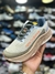 Fresh Foam" and "More Trail V3 - Bege/Laranja/Azul na internet