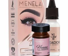 Kit Henna Sobrancelhas Menela - Castanho Claro - comprar online