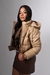 Jaqueta puffer - Bege - comprar online