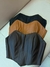 CORSELET COURO TOMARA QUE CAIA