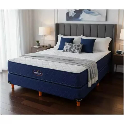 Juego de Colchón y Sommier Multiflex Caribe Luxe - Espuma de alta densidad (35kg/m3) - Todas las Medidas - comprar online