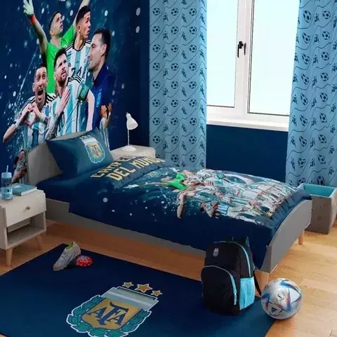 Juego de sabanas AFA con Licencia Oficial (1 1/2)