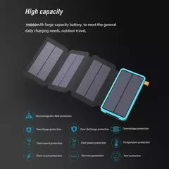 OnePlus 200000mAh Panel Solar Powerbank Solar plegable portátil - FARMACU
