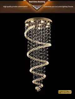 Lámpara colgante larga de escalera - FARMACU