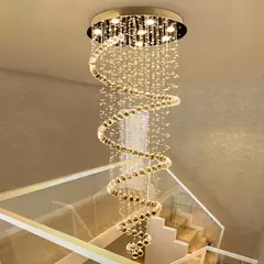 Imagen de Lámpara colgante larga de escalera