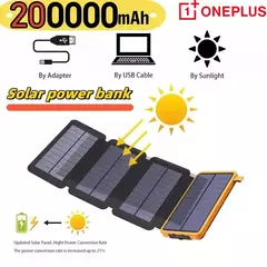 OnePlus 200000mAh Panel Solar Powerbank Solar plegable portátil en internet