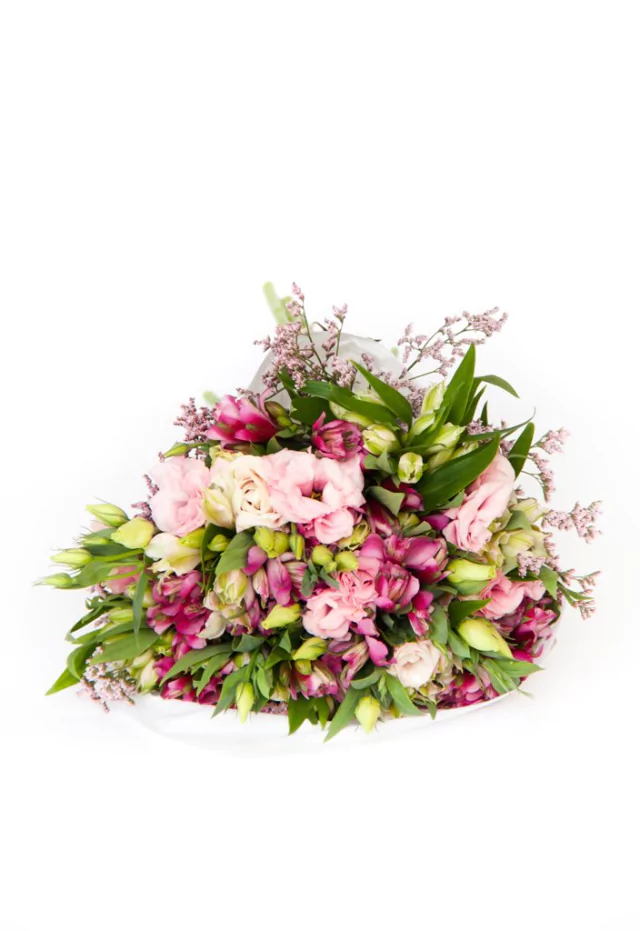 R119 - lisianthus y alstroemerias en 2 tonos en internet