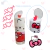 Botella Infantil Hello Kitty 250 Ml Plástico Con Sorbete Wabro en internet