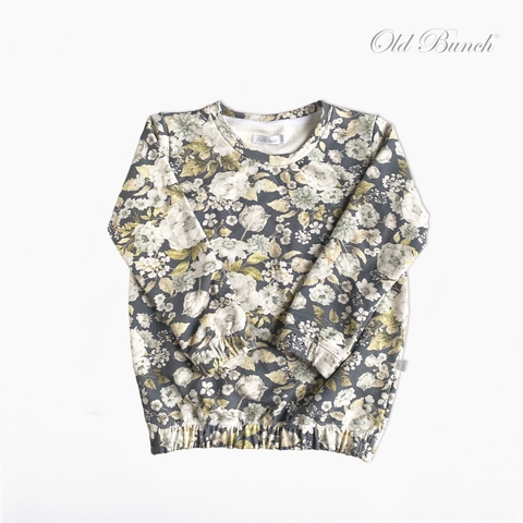 4643010 BUZO FRISA FLORES AZULES