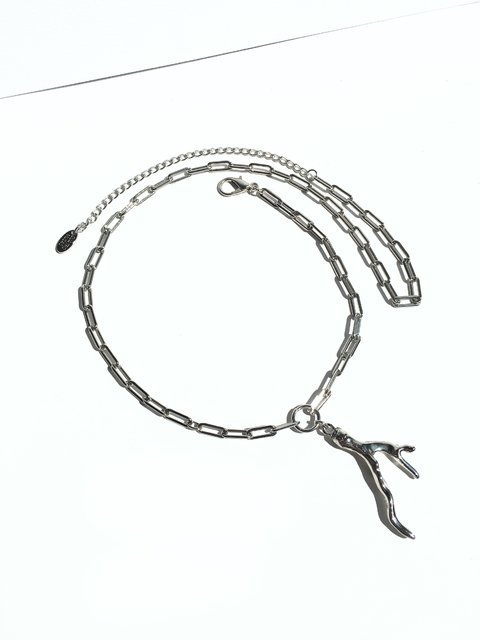 COLLAR ROCHA NEW PLATEADO