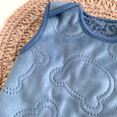 Chaleco piel IGUAZÚ azul - Carcajada Ropa de Chicos