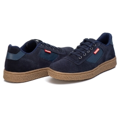 Sapatênis Casual Masculino Camurça Couro na internet