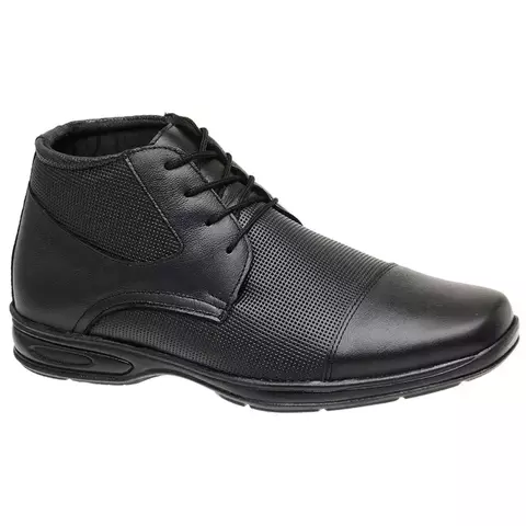 Bota masculina Linha Conforto em Couro 33 ao 46 - comprar online