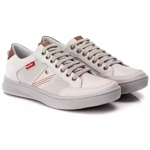 Sapatênis Masculino Couro Especial Solado Costurado