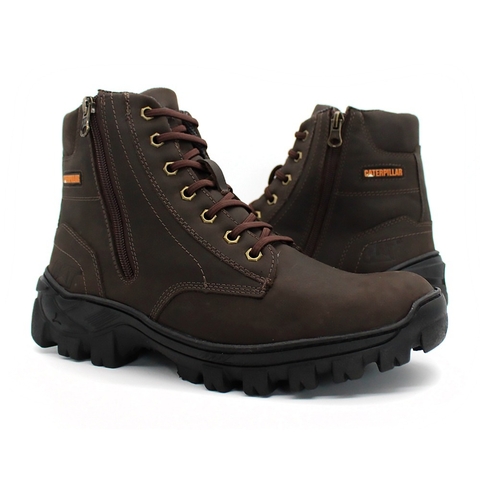 Bota Masculina Coturno Caterpillar do 37 ao 44 Couro Legitimo