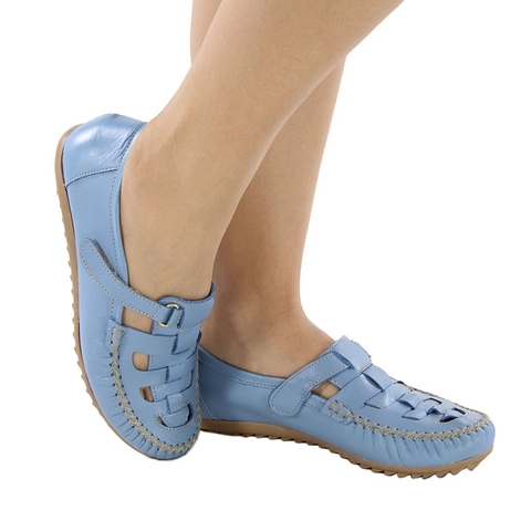 Sapatilha Via Jully Feminina Confort Couro Legitimo 33 ao 40 Lançamento