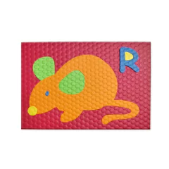 Pack X 8 Mini Animalitos Goma Eva Encastrables 18x12cm X 10mm