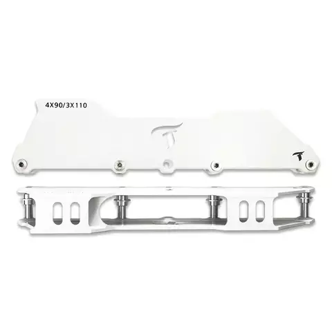 Base Solid Híbrida 3 Rodas 110mm ou 4 Rodas 90mm