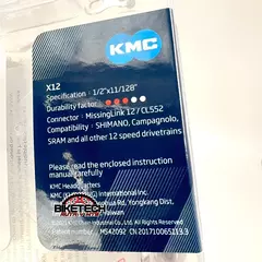 Cadena KMC X12 Plata/Plata 12 Velocidades - BICPER Banda