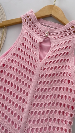 Vestido tricot longo