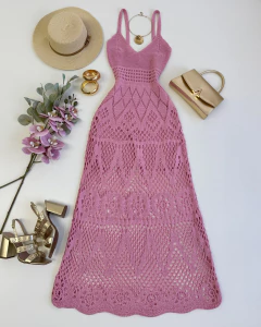 Vestido Tricot Rosa - comprar online