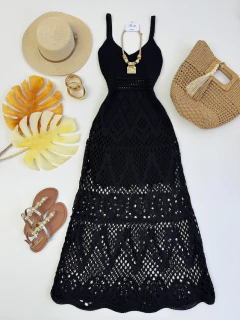 Vestido Tricot Preto - comprar online