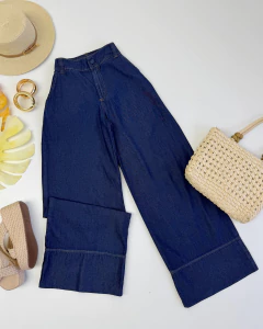 Calça Pantalona Jeans na internet