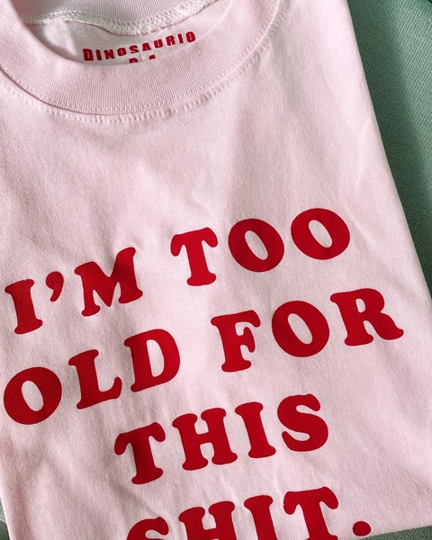 Remera Old Rosa - comprar online