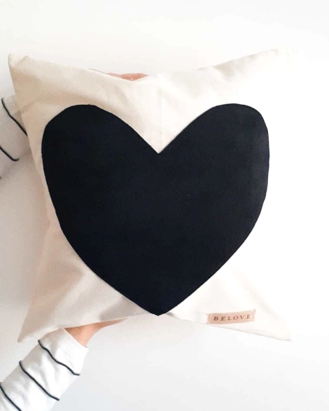 Corazón de Terciopelo NEGRO