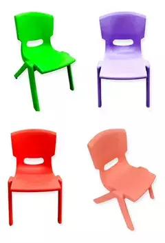 Silla Plástica Apilable - tienda online