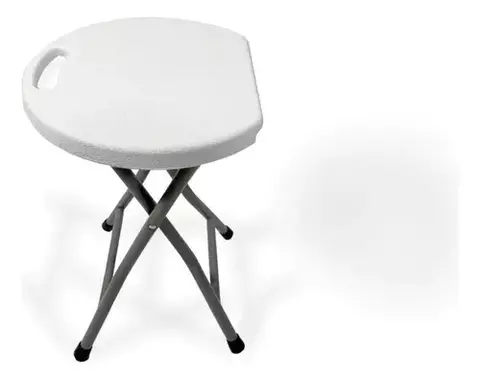 Banqueta Plegable Metalico Base Plástico