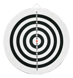 Jogo de Dardos Dupla Face Alvo 43 cm Flocado + 6 Dardos - comprar online