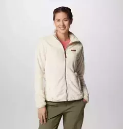 Jaqueta Feminina Columbia Fire Side II Sherpa Full Zip Bege - Tamanho P - comprar online