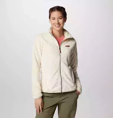 Jaqueta Feminina Columbia Fire Side II Sherpa Full Zip Bege - Tamanho P - comprar online