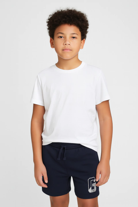 Bermuda Infantil Gap Moletom Azul Marinho - GAP168 - Tamanho 14 - 16 anos - comprar online